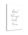 Canvas painting - Caption Big things take time | FEEBY
