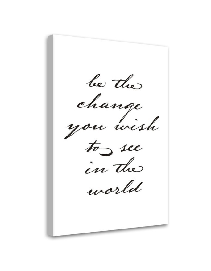 Bild - Sei die Veränderung die du in der Welt sehen willst | Feeby
