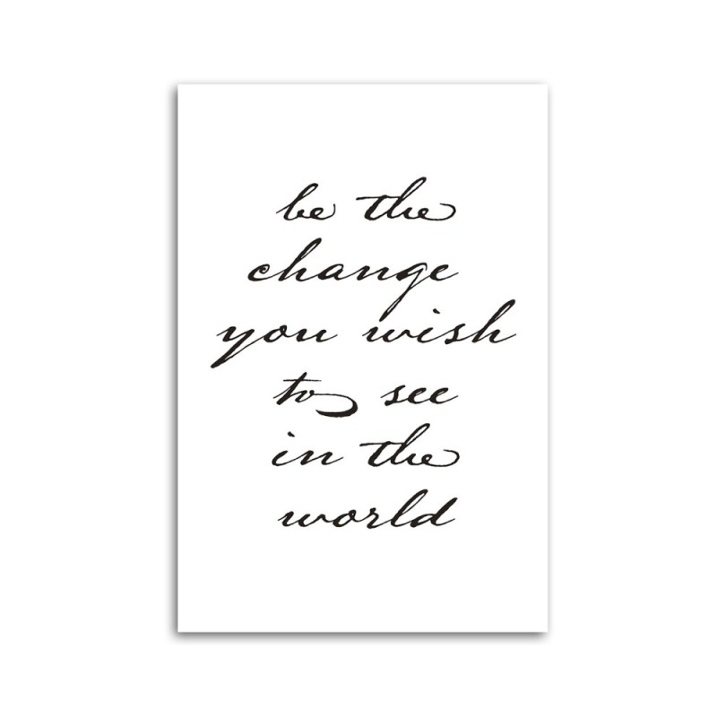 Bild - Sei die Veränderung die du in der Welt sehen willst | Feeby