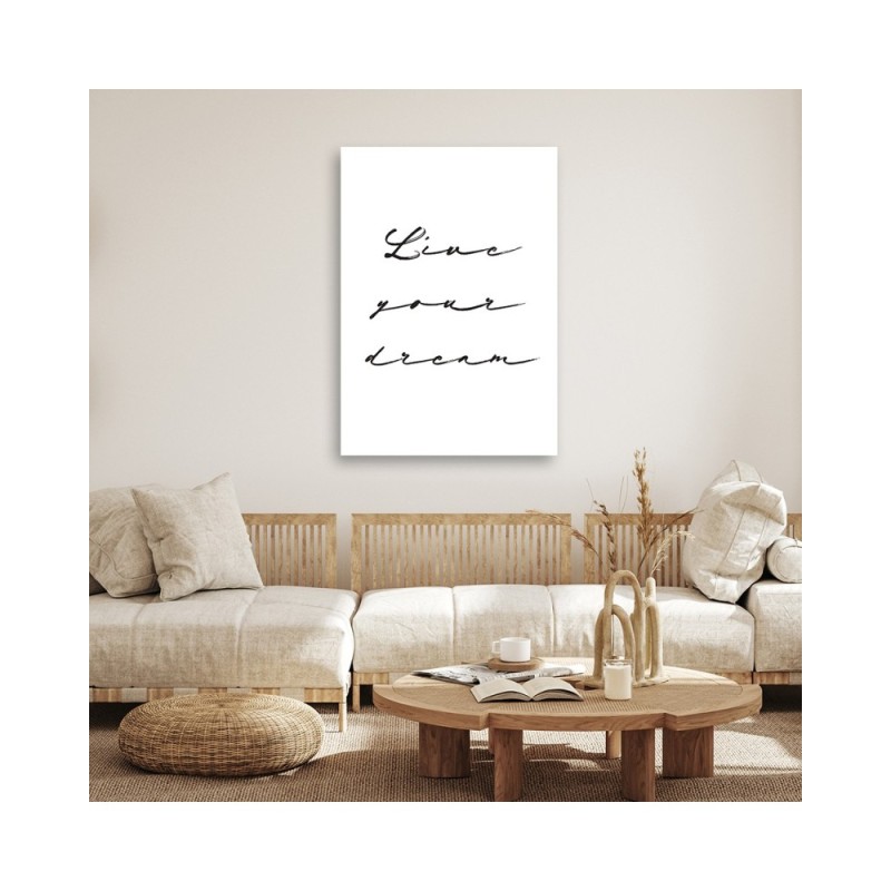 Leinwandbild modern - Lebe deinen Traum | Feeby