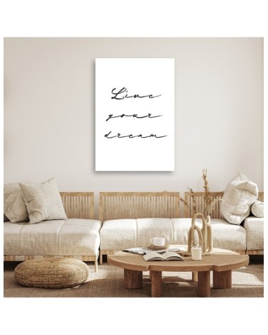 Leinwandbild modern - Lebe deinen Traum | Feeby