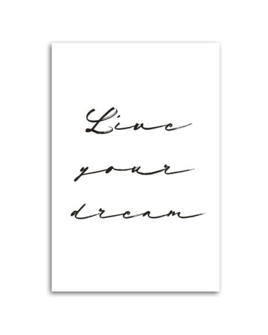Leinwandbild modern - Lebe deinen Traum | Feeby