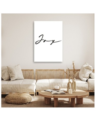 Leinwandbild - Freude Inschrift | Feeby