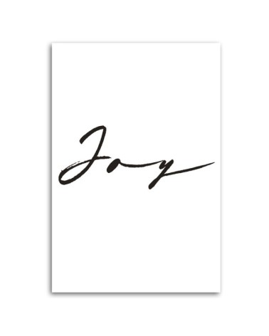 Leinwandbild - Freude Inschrift | Feeby