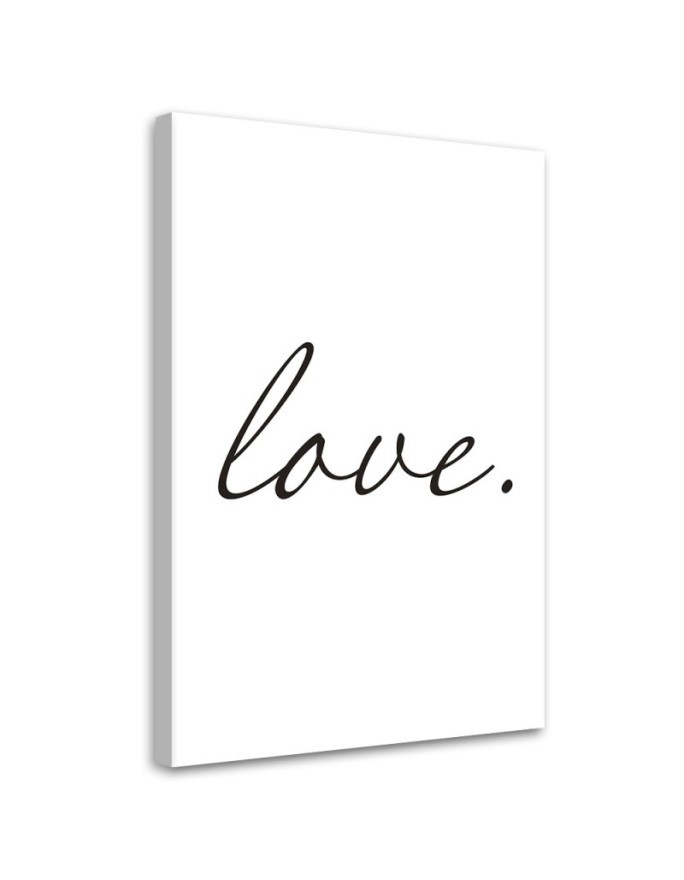 Leinwanddruck - Inschrift Liebe | Feeby