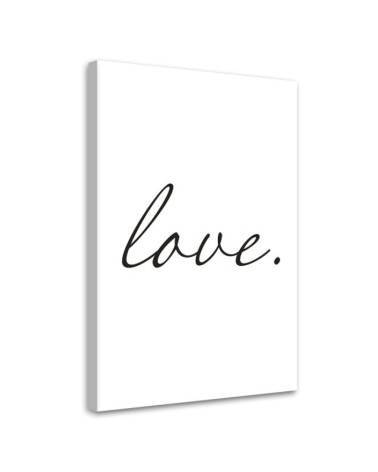 Leinwanddruck - Inschrift Liebe | Feeby