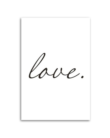 Leinwanddruck - Inschrift Liebe | Feeby