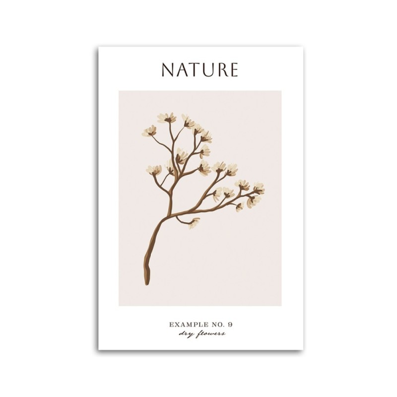 Modernes Wandbild - Trockene Blume - Natur | Feeby