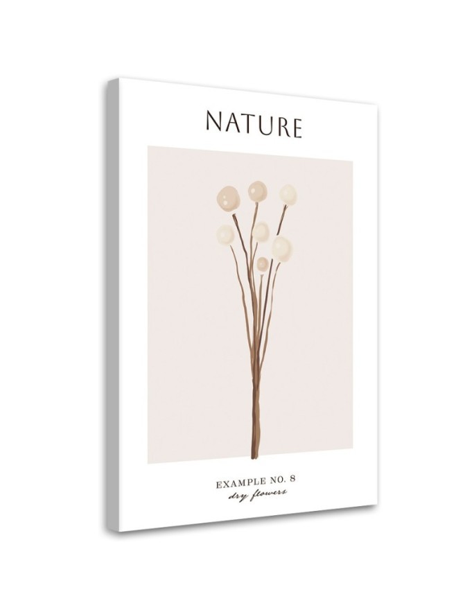 Leinwandbild - Trockene Blume - Natur | Feeby