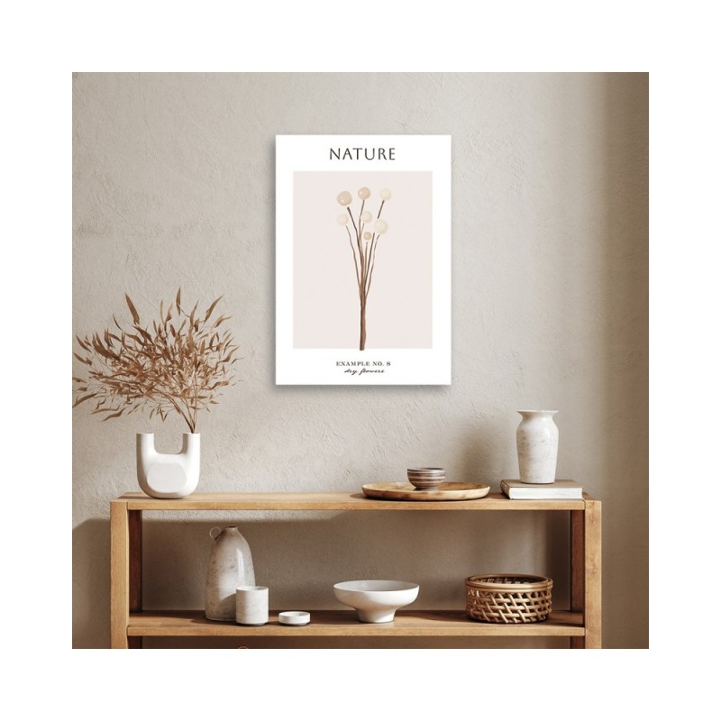 Leinwandbild - Trockene Blume - Natur | Feeby