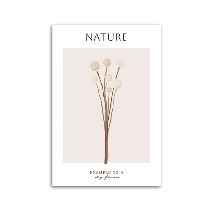 Leinwandbild - Trockene Blume - Natur | Feeby