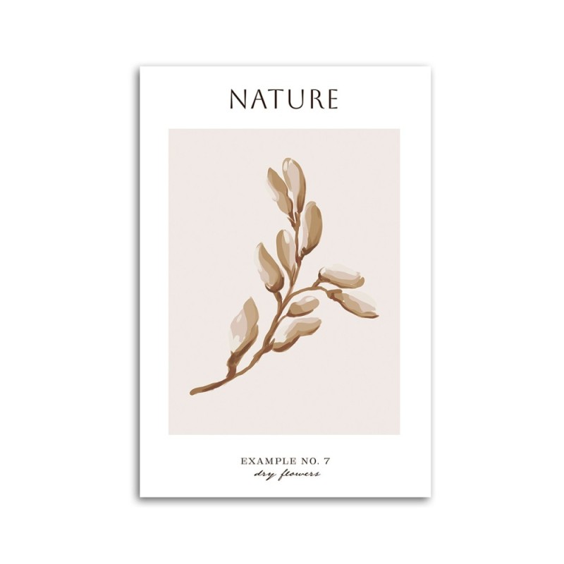 Dekoratives Leinwandbild - Trockene Blume - Natur | Feeby