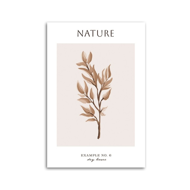 Modernes Wandbild - Trockene Blätter - Natur | Feeby