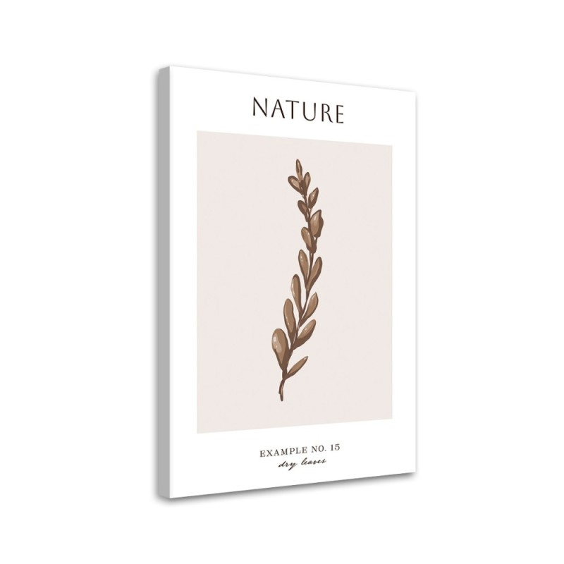 Leinwandbild modern - Trockene Blätter - Natur | Feeby