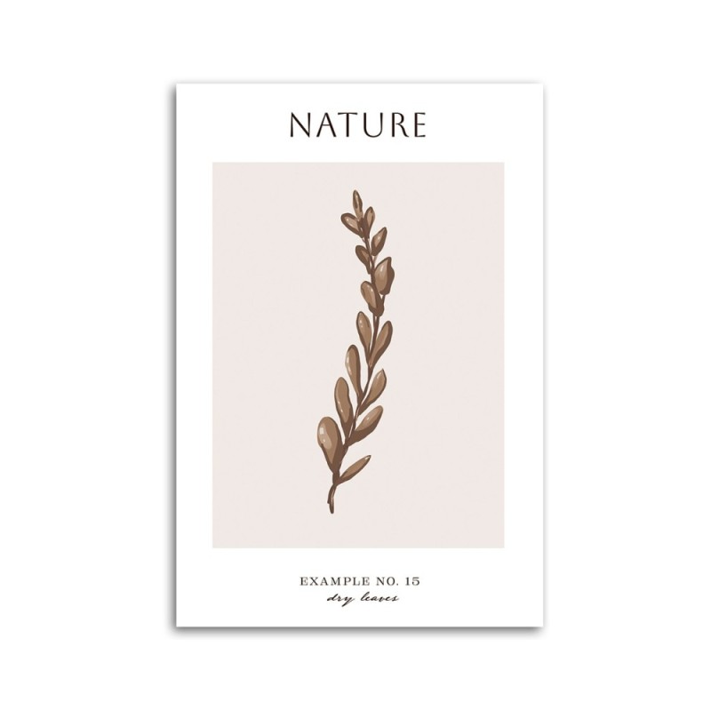 Leinwandbild modern - Trockene Blätter - Natur | Feeby