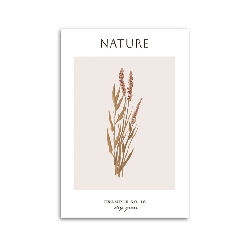 Leinwandbild - Trockenes Gras - Natur | Feeby