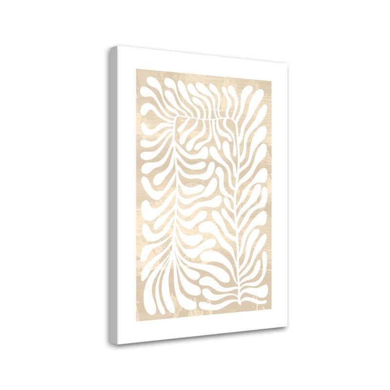 Modernes Wandbild - Botanisches Muster | Feeby