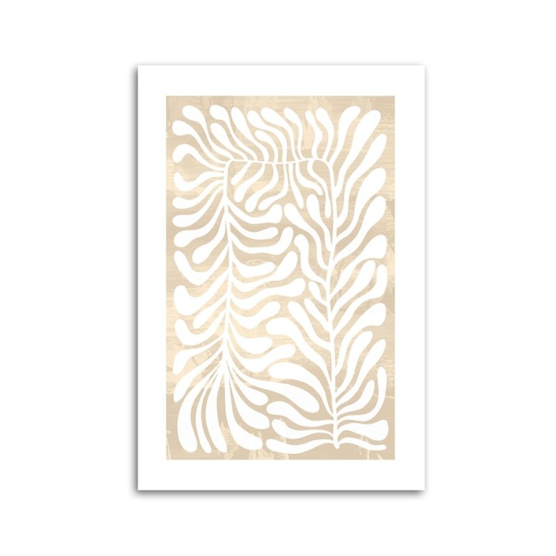 Modernes Wandbild - Botanisches Muster | Feeby