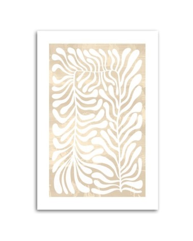 Modernes Wandbild - Botanisches Muster | Feeby