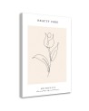 Obraz na płótnie - Kwiat Sztuka liniowa | FEEBY