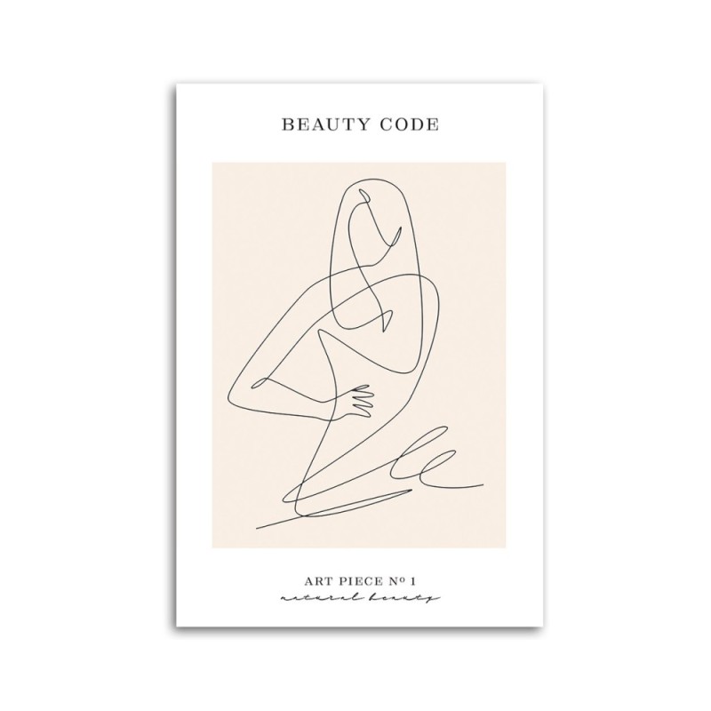 Obraz na płótnie - Kobieta Sztuka liniowa | FEEBY