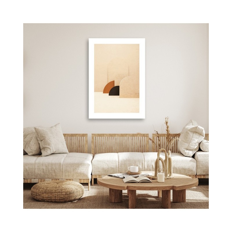 Bild auf Leinwand - Runde Formen | Feeby