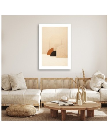 Bild auf Leinwand - Runde Formen | Feeby