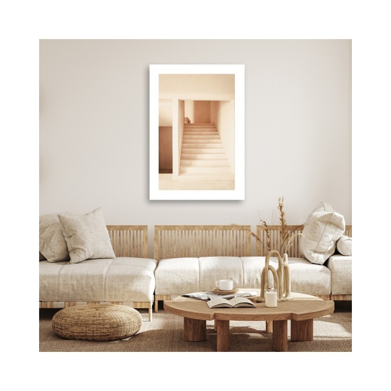 Leinwandbild modern - Ästhetische Treppe | Feeby
