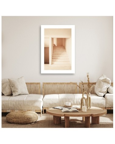 Leinwandbild modern - Ästhetische Treppe | Feeby