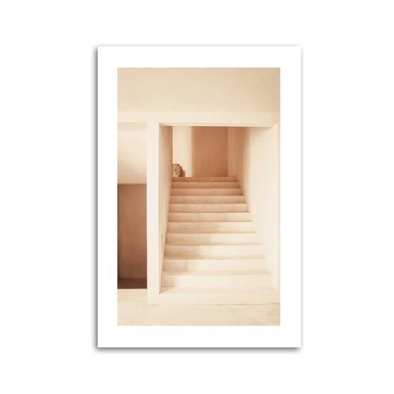 Leinwandbild modern - Ästhetische Treppe | Feeby