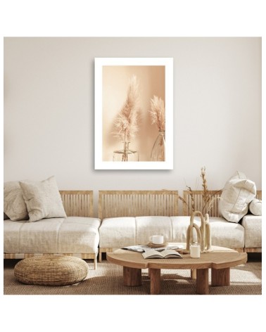 Bild auf Leinwand - Pampasgras in einer Vase | Feeby