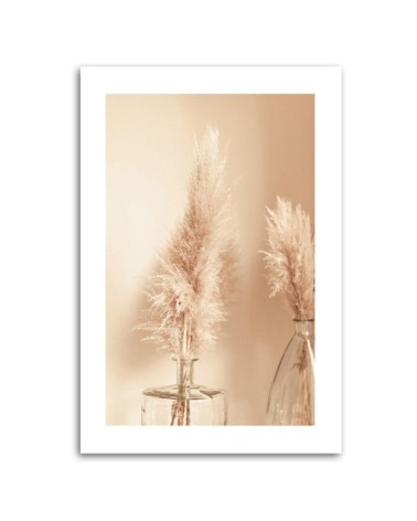 Bild auf Leinwand - Pampasgras in einer Vase | Feeby