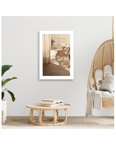 Leinwandbild - Ästhetisches Fahrrad zu Hause | Feeby