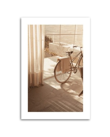 Leinwandbild - Ästhetisches Fahrrad zu Hause | Feeby