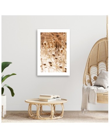 Leinwanddruck - Getrocknete Wiese mit Teebaumblüten | Feeby