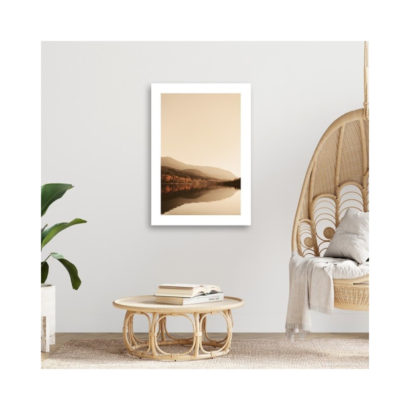 Modernes Wandbild - Friedlicher See | Feeby