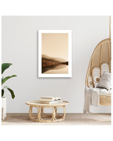 Modernes Wandbild - Friedlicher See | Feeby