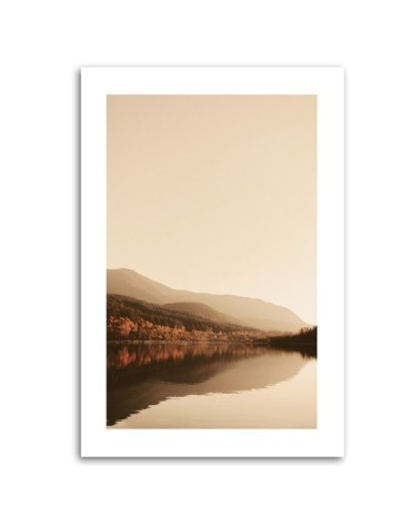 Modernes Wandbild - Friedlicher See | Feeby