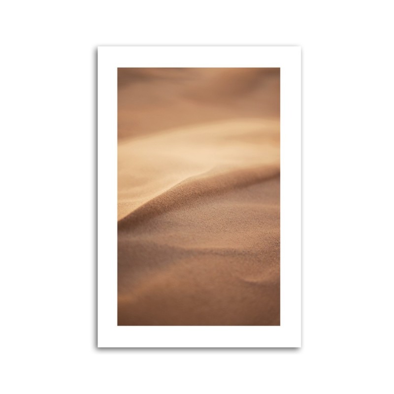 Leinwandbild - Sand im Makromaßstab | Feeby