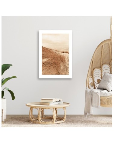 Bild auf Leinwand - Goldenes Dünengras | Feeby