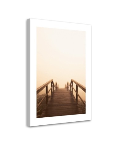 Canvas painting - Descent to the beach | FEEBY