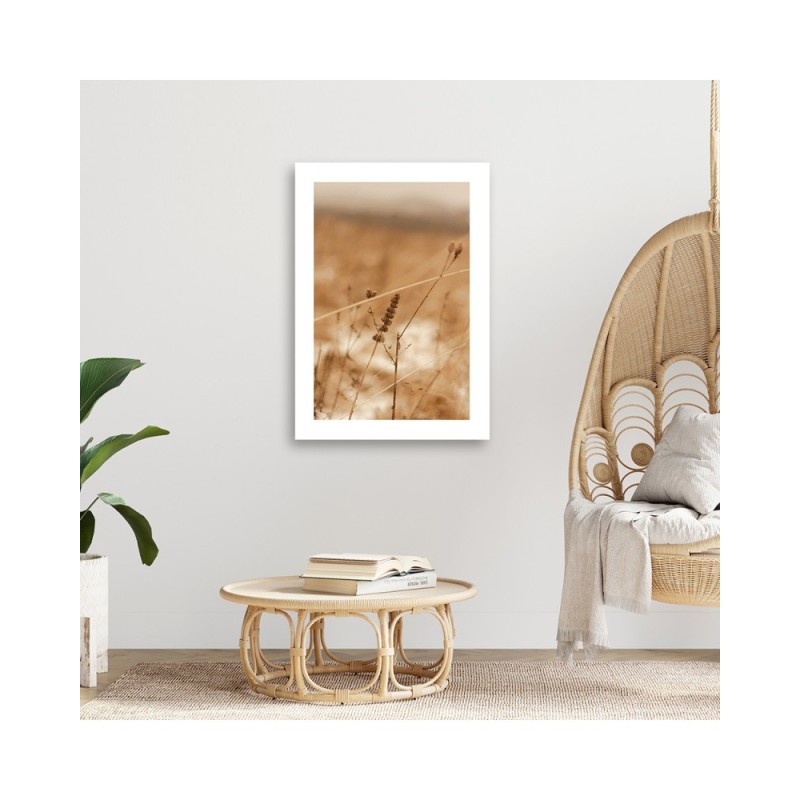 Leinwandbild - Zartes Boho-Gras | Feeby