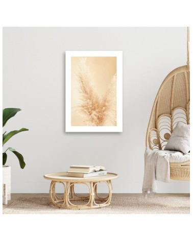 Modernes Wandbild - Pampasgras Makro | Feeby