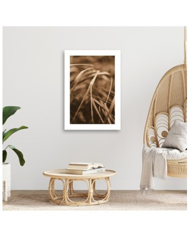 Leinwandbild - Trockenes Gras | Feeby