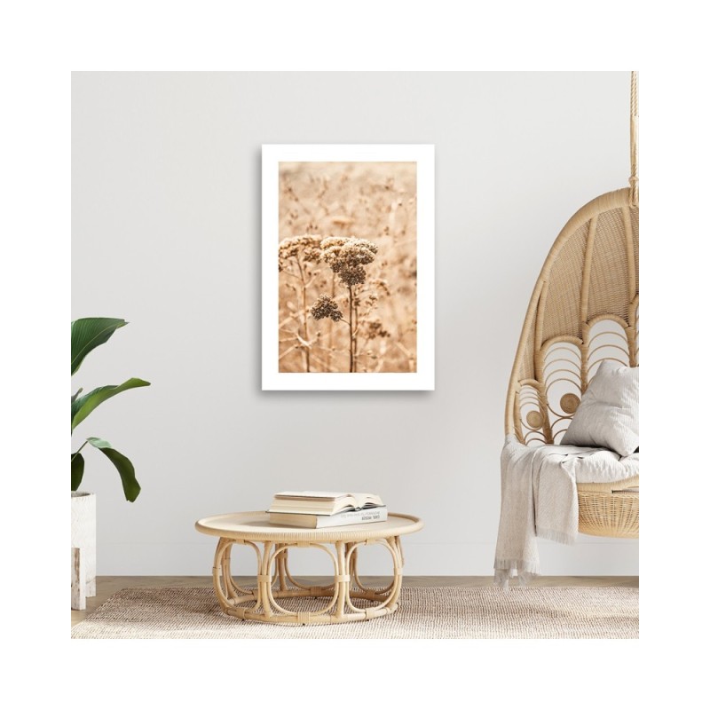Modernes Wandbild - Beige Gräser | Feeby