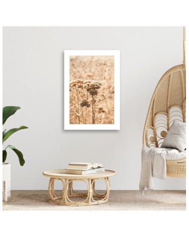 Modernes Wandbild - Beige Gräser | Feeby
