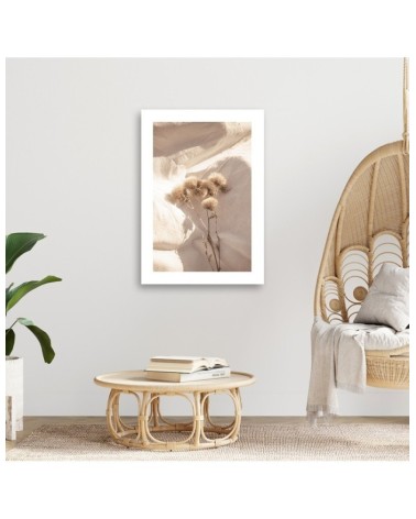 Leinwandbild modern - Zarte Trockenblumen | Feeby