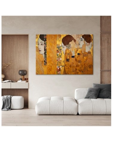 Leinwanddruck - Goldenes Bildnis einer Frau - G. Klimt | Feeby
