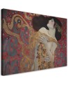 Obraz na płótnie - Kobieta czerwona abstrakcja - G. Klimt | FEEBY