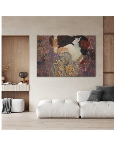 Leinwandbild - Abstraktion mit Frau - G. Klimt | Feeby